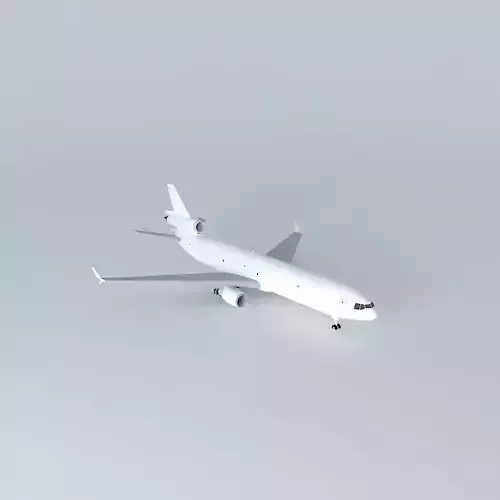 Template  McDonnel Douglas MD Free 3D model