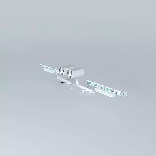 EuroAmerican Airbus A320neo Free 3D model