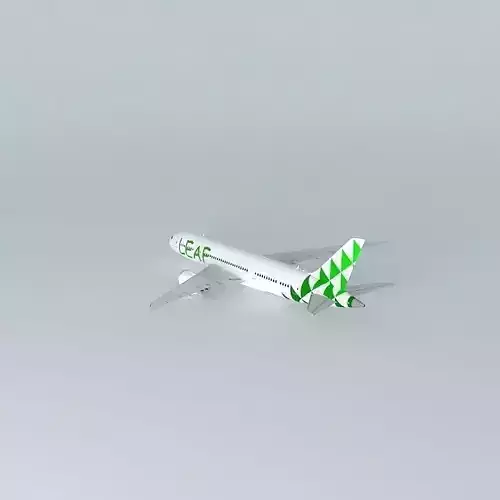 LEAF Boeing 787 800 Free 3D model