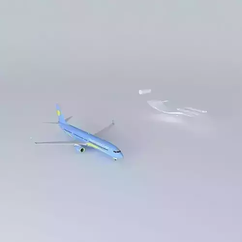 Palauan International Airways Boeing Paint Kit Free 3D model