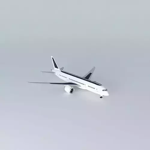 Template Boeing 7878S Free 3D model