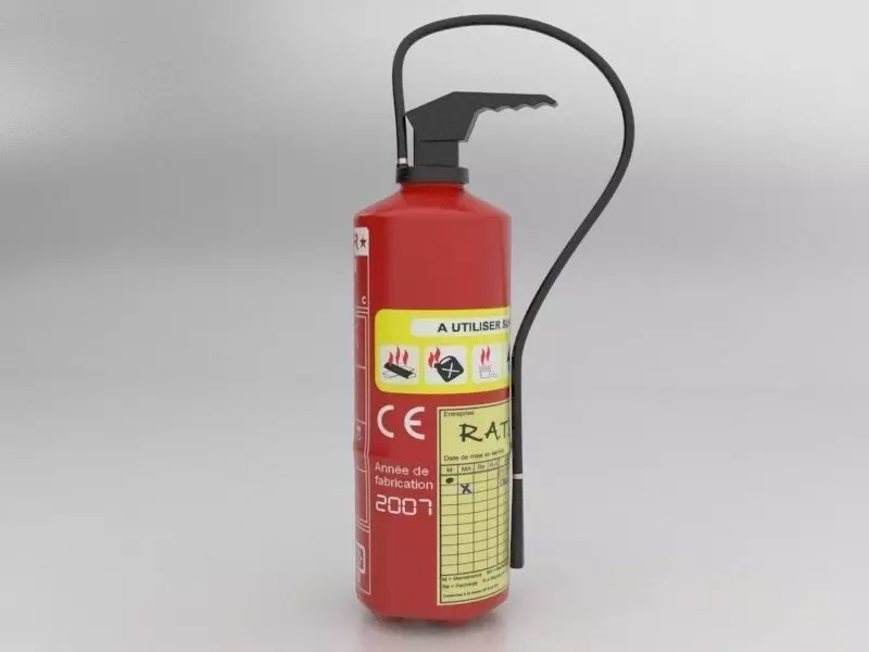 Fire extinguisher 1 Free 3D model
