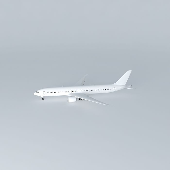 Template Boeing 777 EDITED! Free 3D model_2