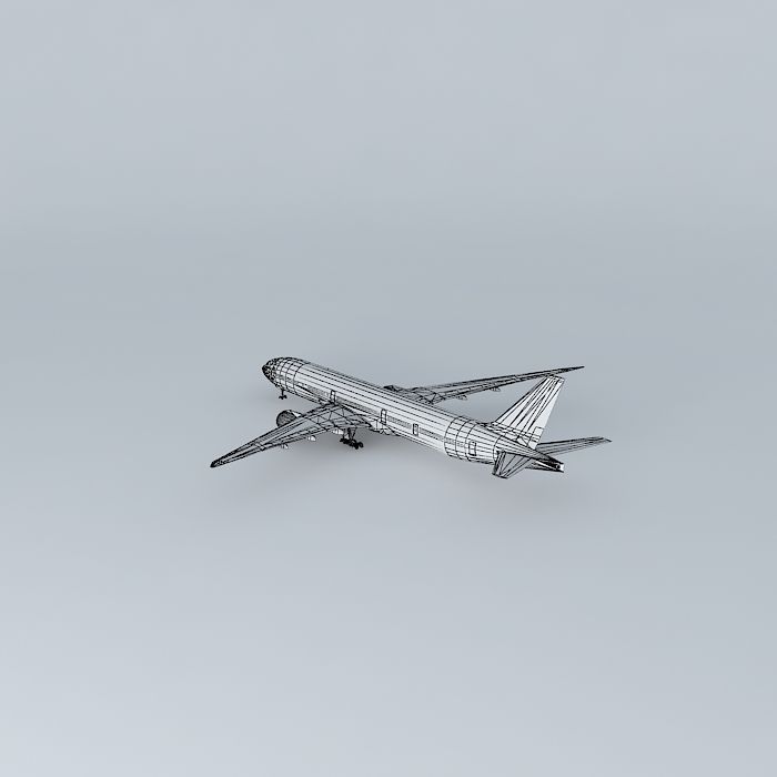 Template Boeing 777 EDITED! Free 3D model_4