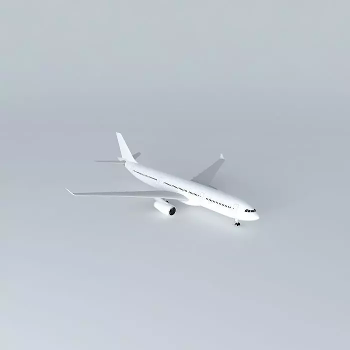 Template Airbus A330 200 Free 3D model