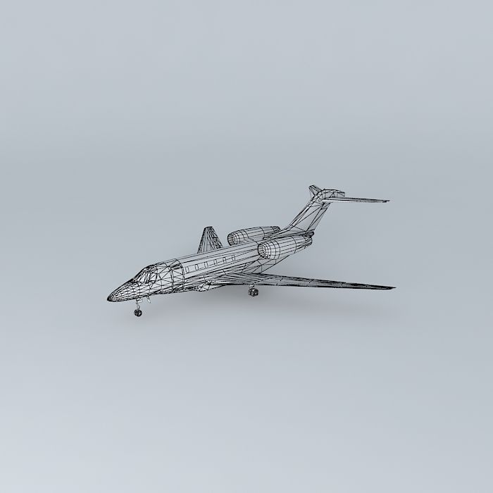 Template  Cessna Citation X Free 3D model_3