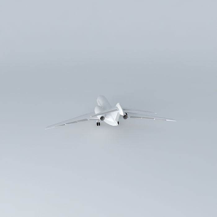 Template  Cessna Citation X Free 3D model_2