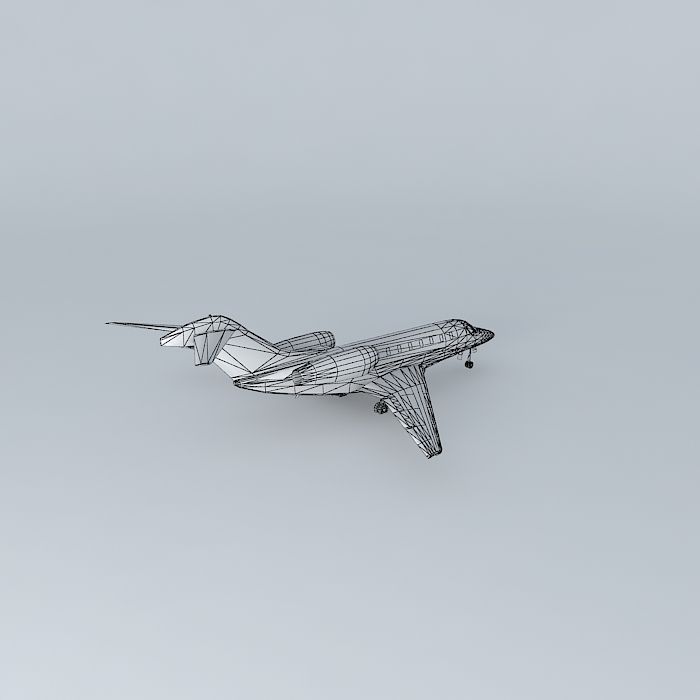 Template  Cessna Citation X Free 3D model_4