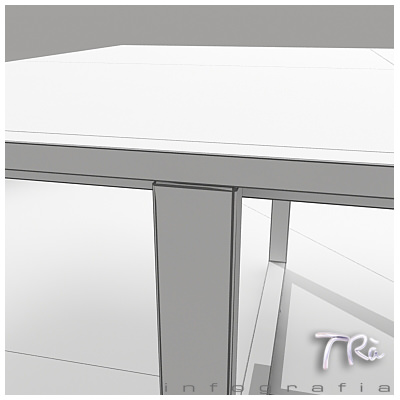 TABLE APLOMB B 3D model_5