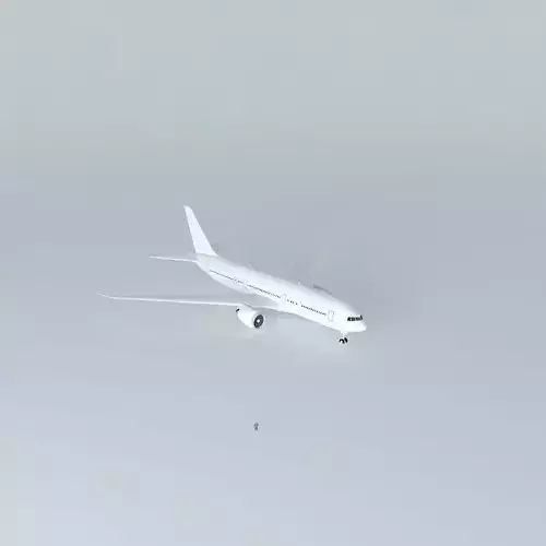 Template Boeing 777 8x HOTFIX Free 3D model