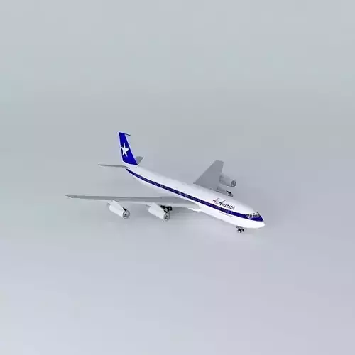 AirAmerica Boeing 707 320B Adv Free 3D model