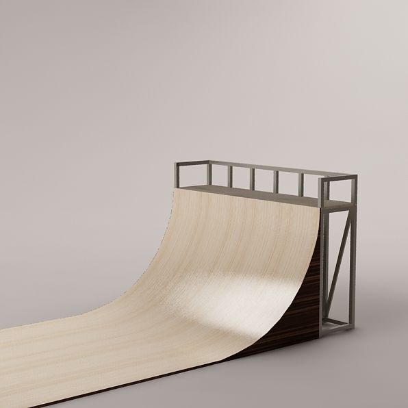 skate ramp 02 3D model_3