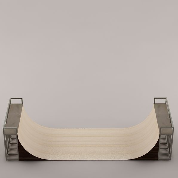 skate ramp 02 3D model_4