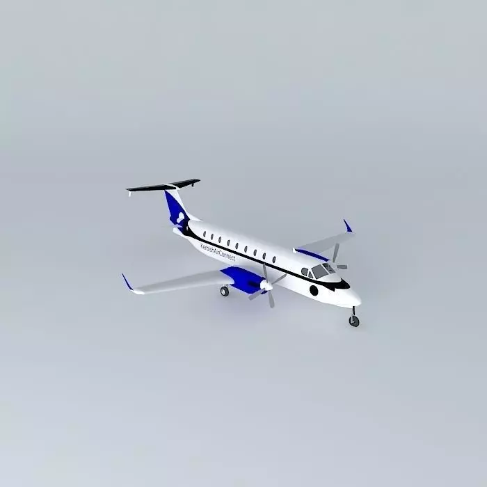 KerbishAirConnect Beechcraft 1900D Free 3D model