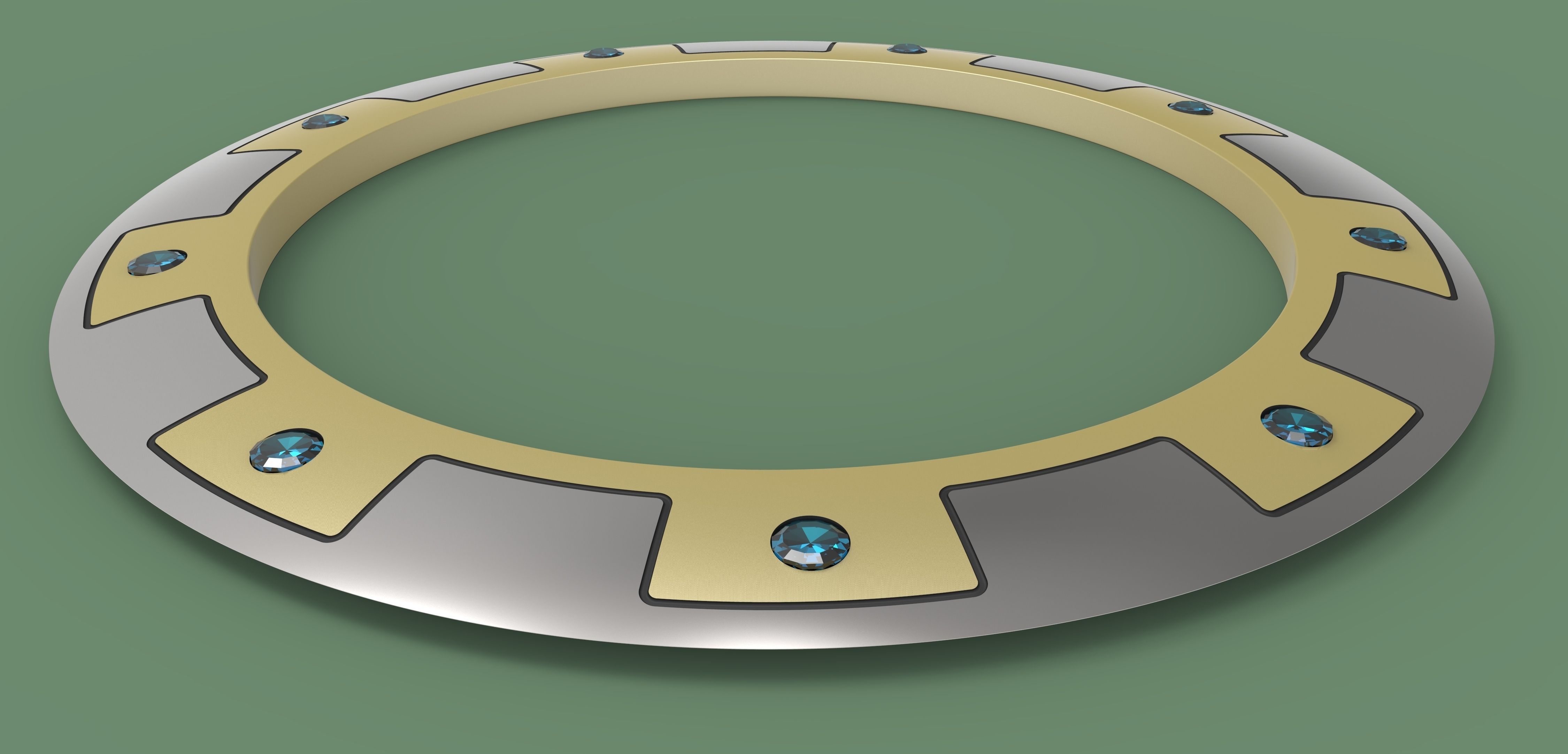 Chakram from movie Xena Warrior princess 3D model_1