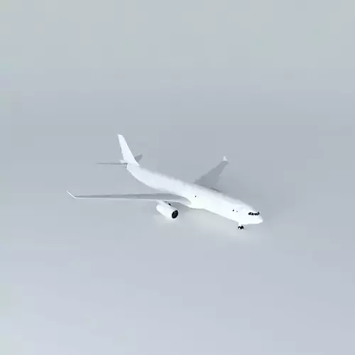 Template Airbus A330F Free 3D model
