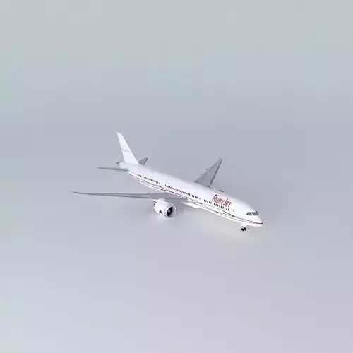 RubyJet Boeing 787 9 Free 3D model