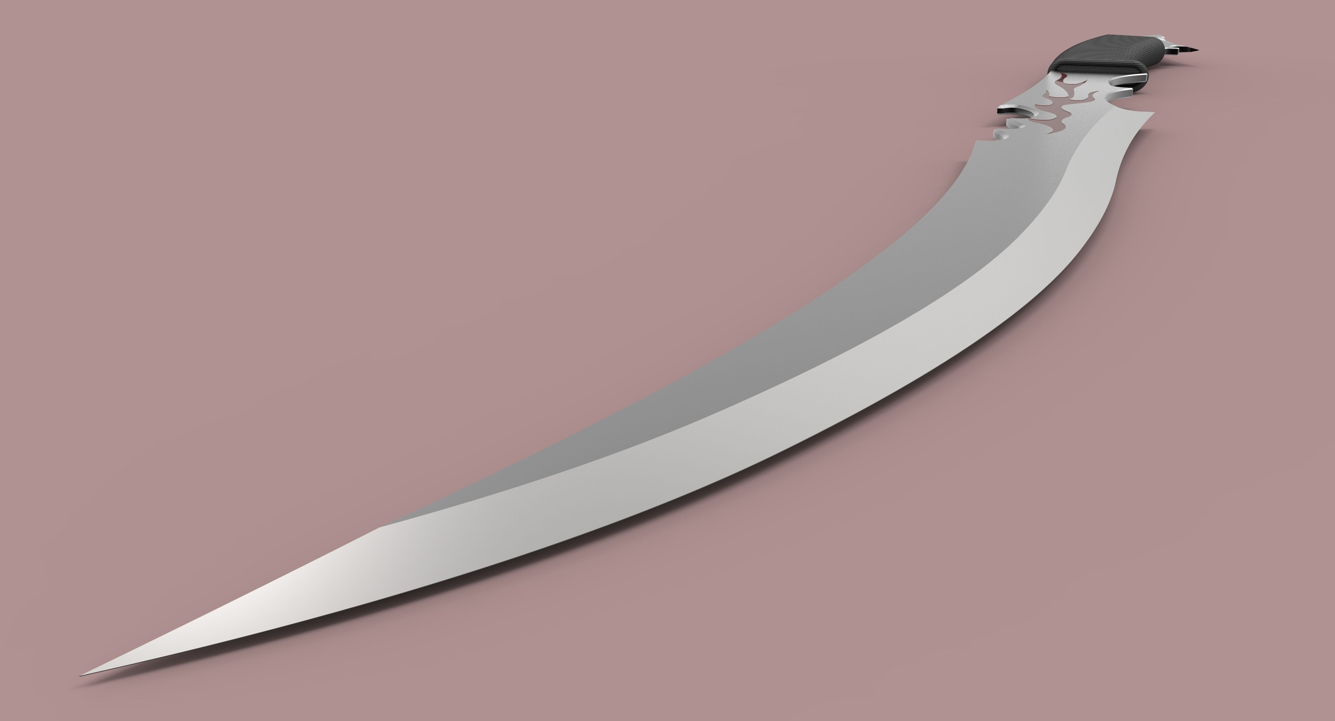 Sword knife 3D model_4
