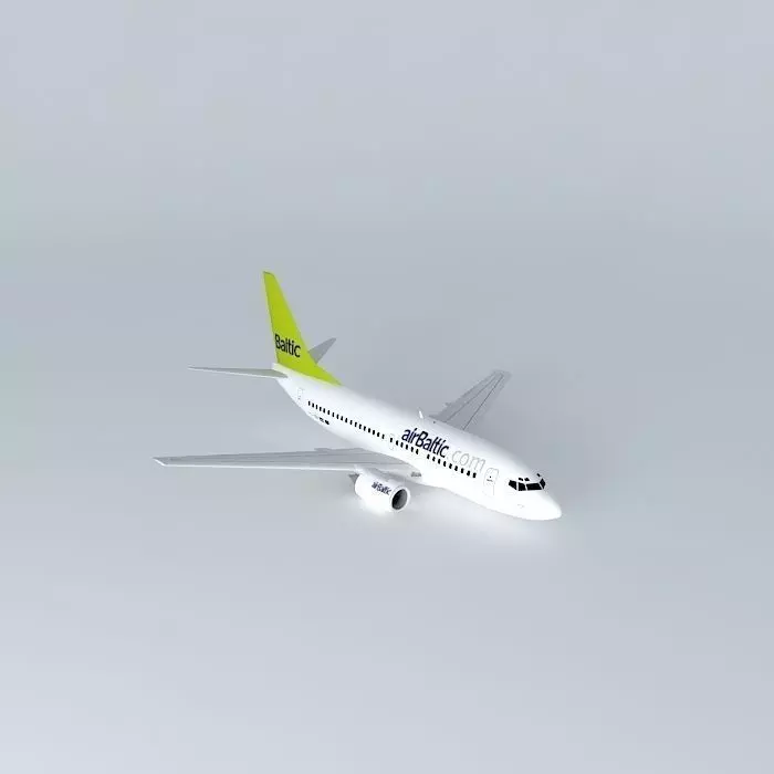 airBaltic Boeing 737 500 Free 3D model_0