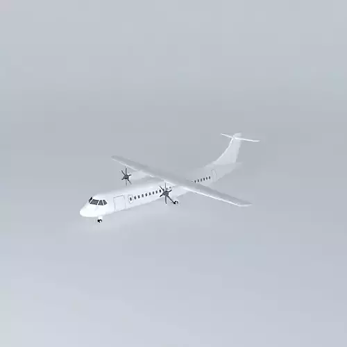 Template Aerospatiale Aeritalia ATR 72 500 Gear Down 3D model