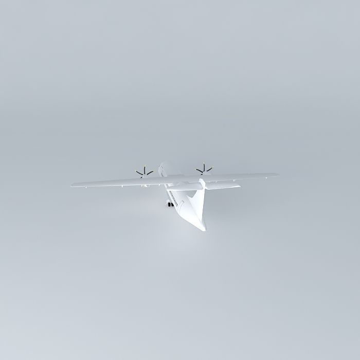 Template Aerospatiale Aeritalia ATR 72 500 Gear Down 3D model_2