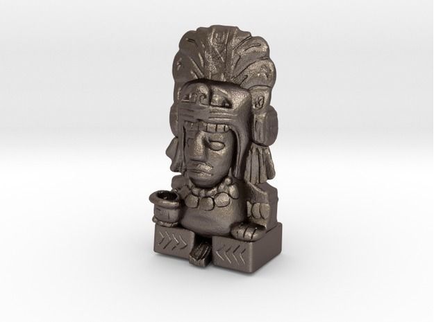 Aztec Pen Holder 3D print model_1