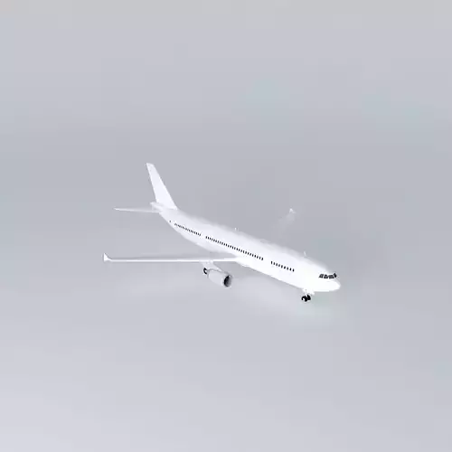 Template Airbus A300 600 REDUX Free 3D model