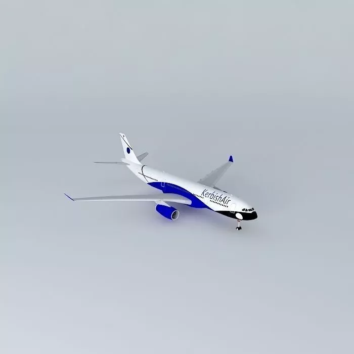 KerbishAir Airbus A330 200 Free 3D model