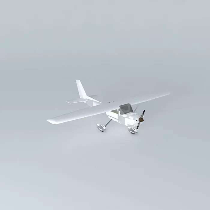 Template Cessna 152 Free 3D model