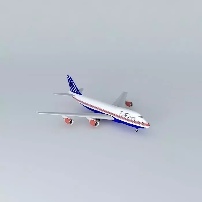 AirAmerica Boeing 747 200B Free 3D model