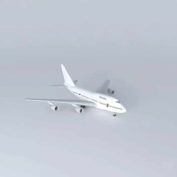 Template Boeing 747SP PW; Superfix4 Free 3D model