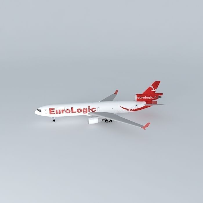 EuroLogic McDonnel Douglas MD 11F Free 3D model_2