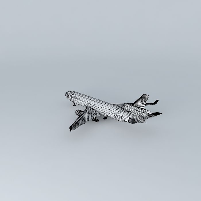 EuroLogic McDonnel Douglas MD 11F Free 3D model_4