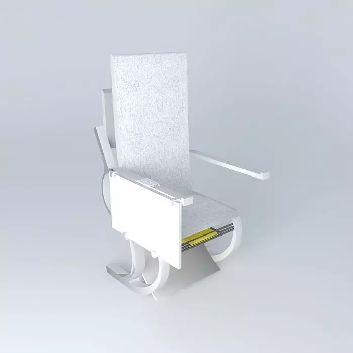 GoldenJet Brand Seat Free 3D model