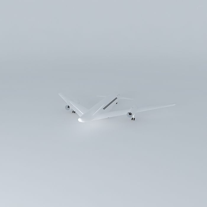 Template Cadillac FTS Business Jet Free 3D model_1