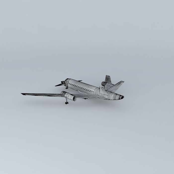 Template Cadillac FTS Business Jet Free 3D model_4