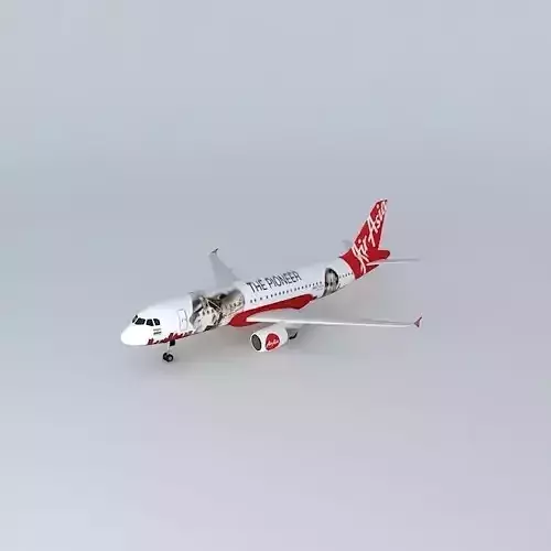 AirAsia India Airbus A320 216 The Pioneer Alta Aviation Special Free 3D model