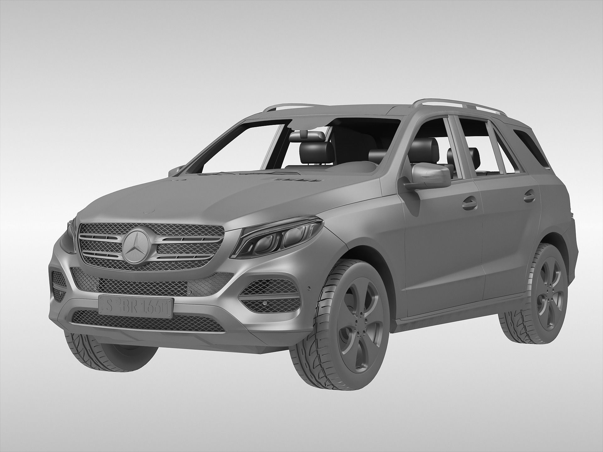 Mercedes Benz GLE Class 2016 3D model_6