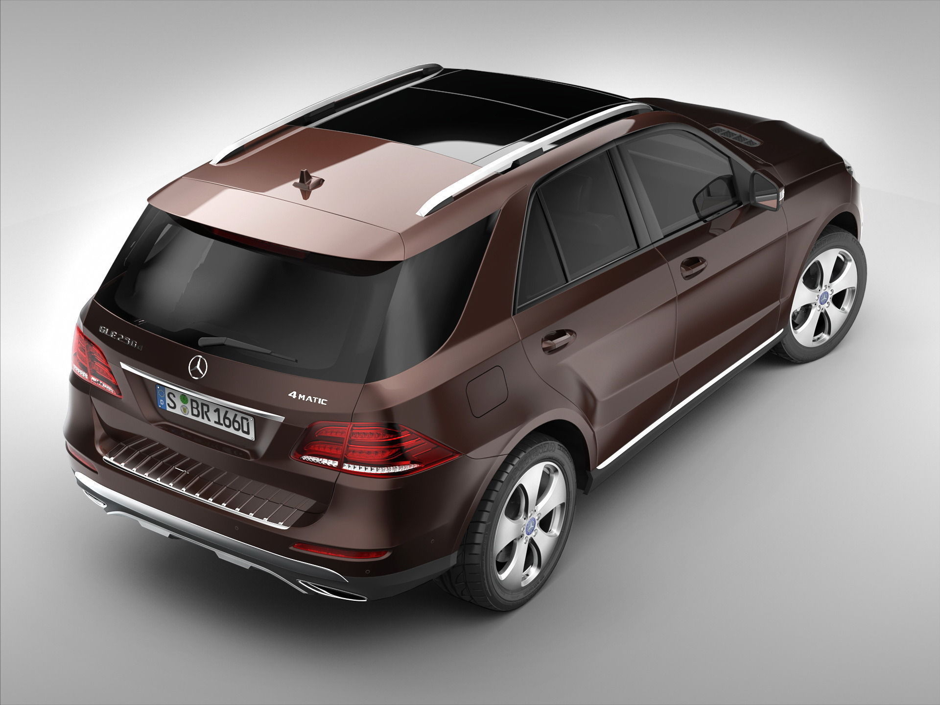 Mercedes Benz GLE Class 2016 3D model_2