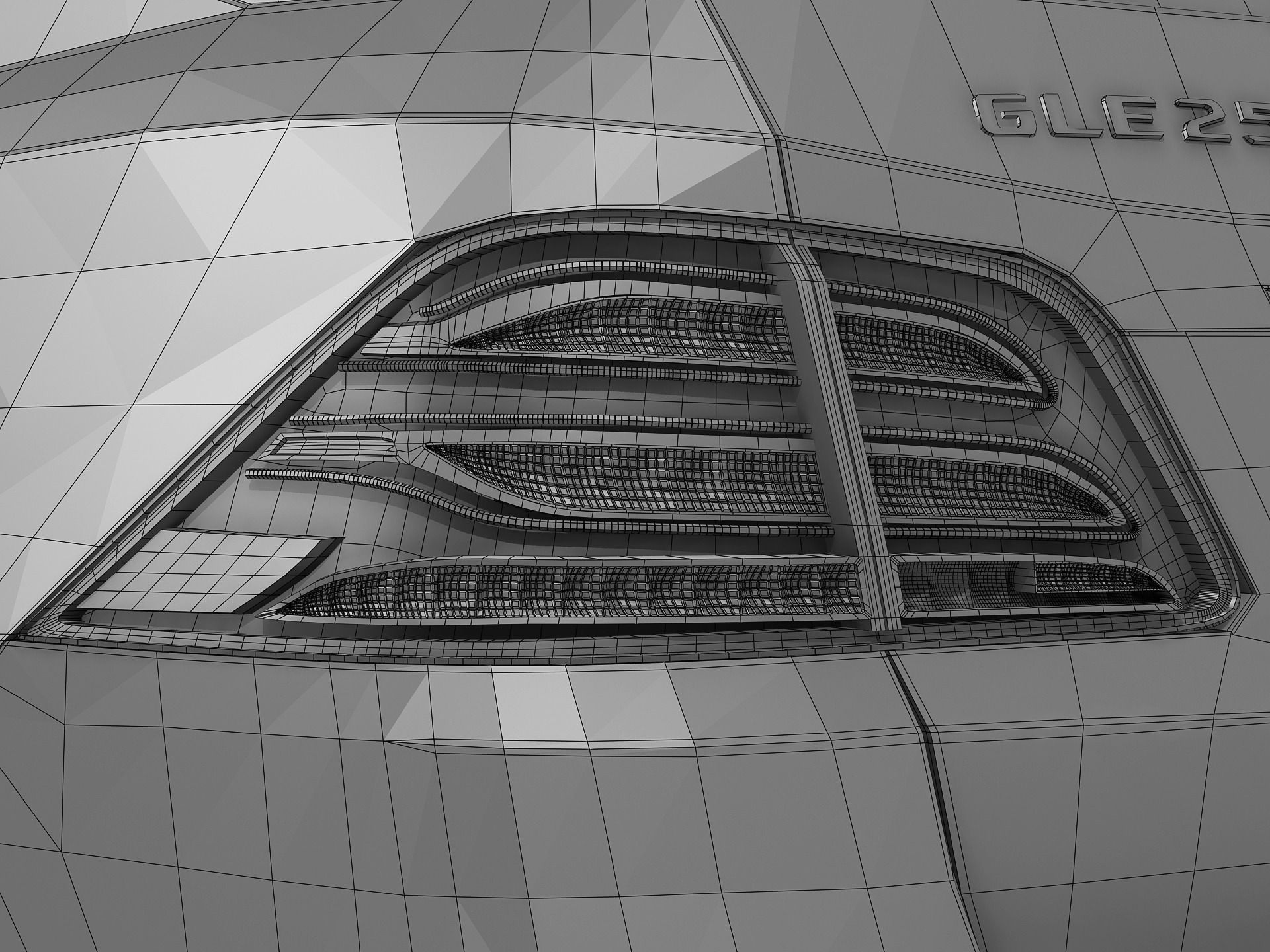 Mercedes Benz GLE Class 2016 3D model_12