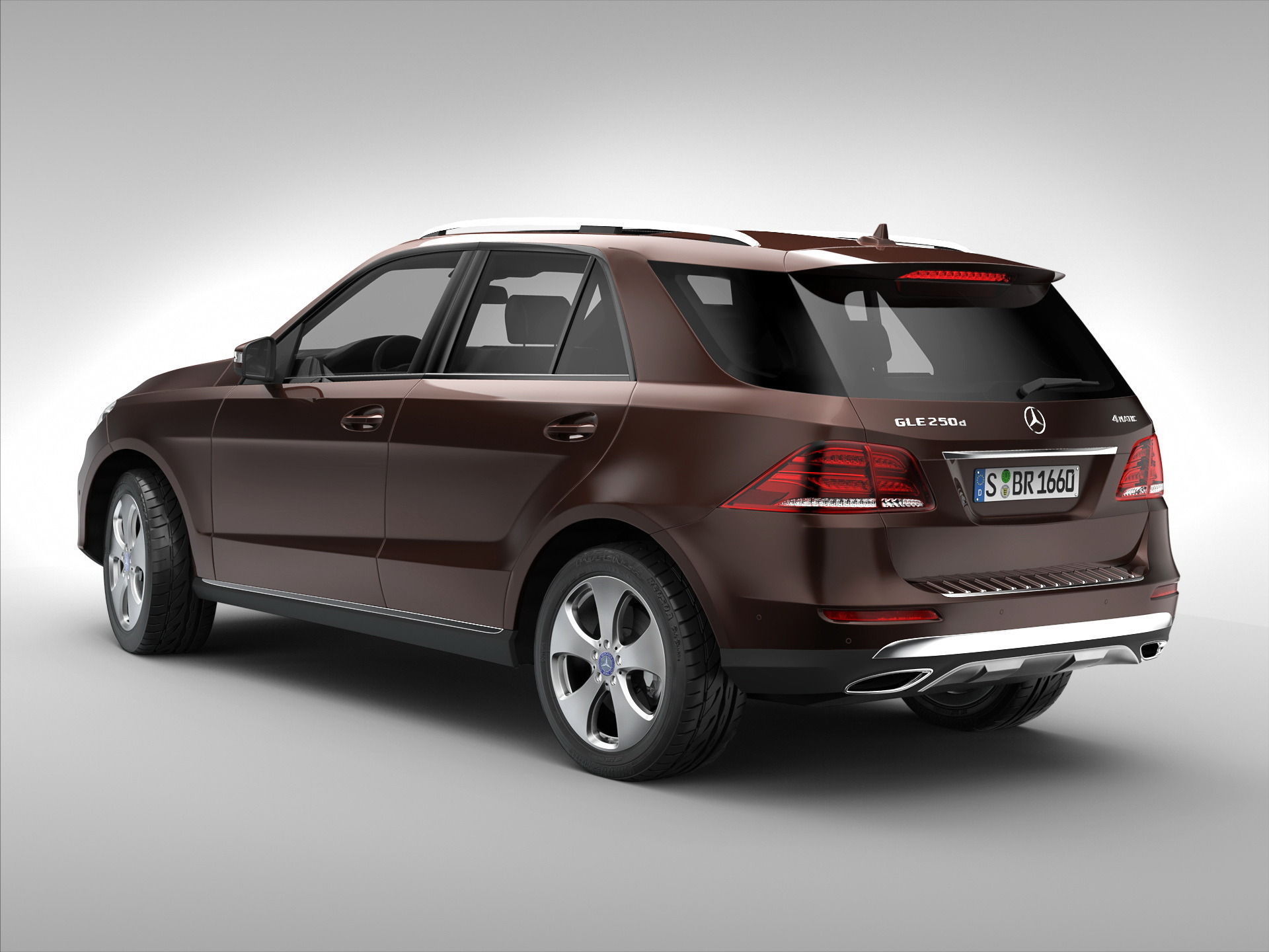 Mercedes Benz GLE Class 2016 3D model_1