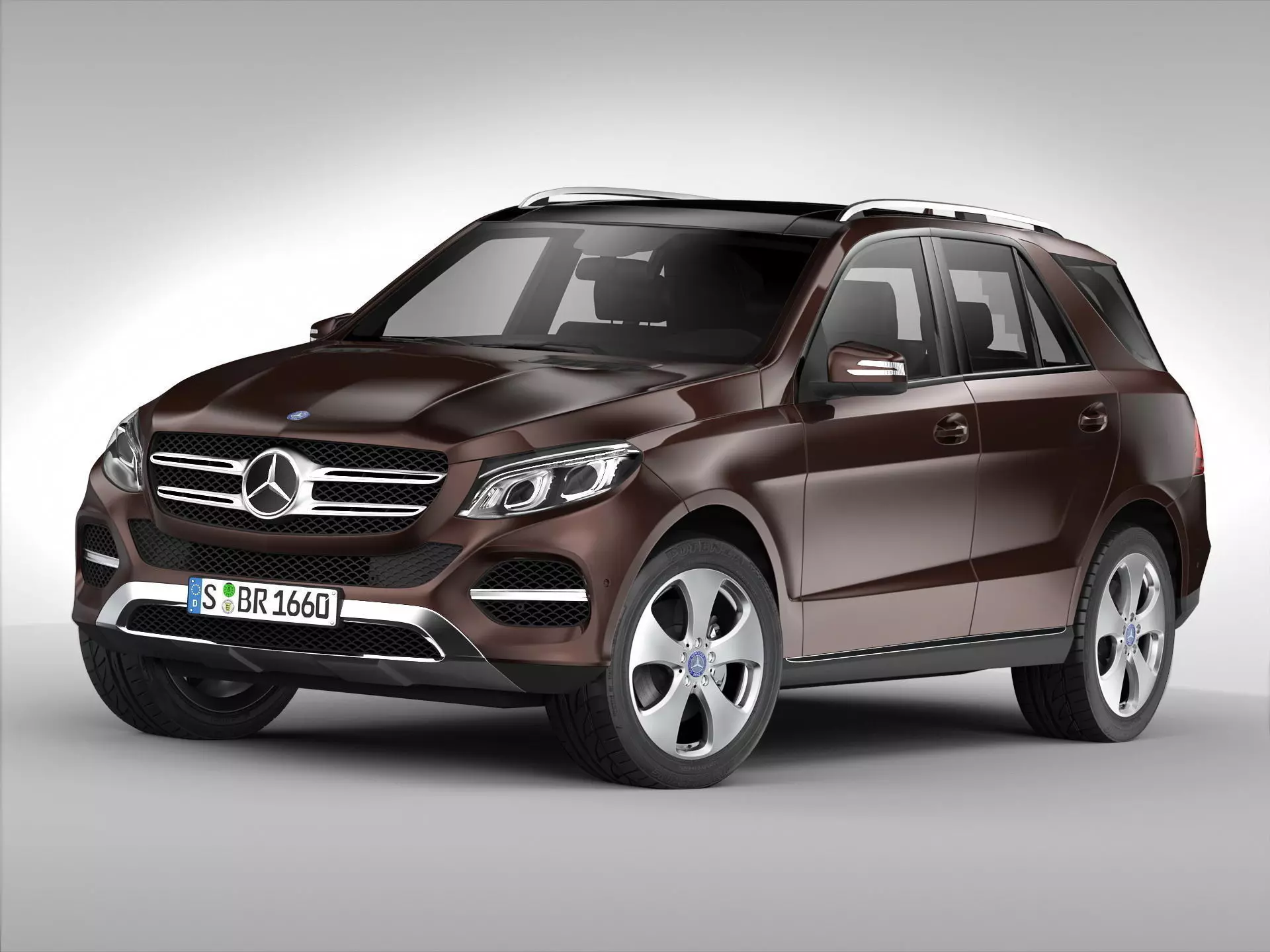 Mercedes Benz GLE Class 2016 3D model_0