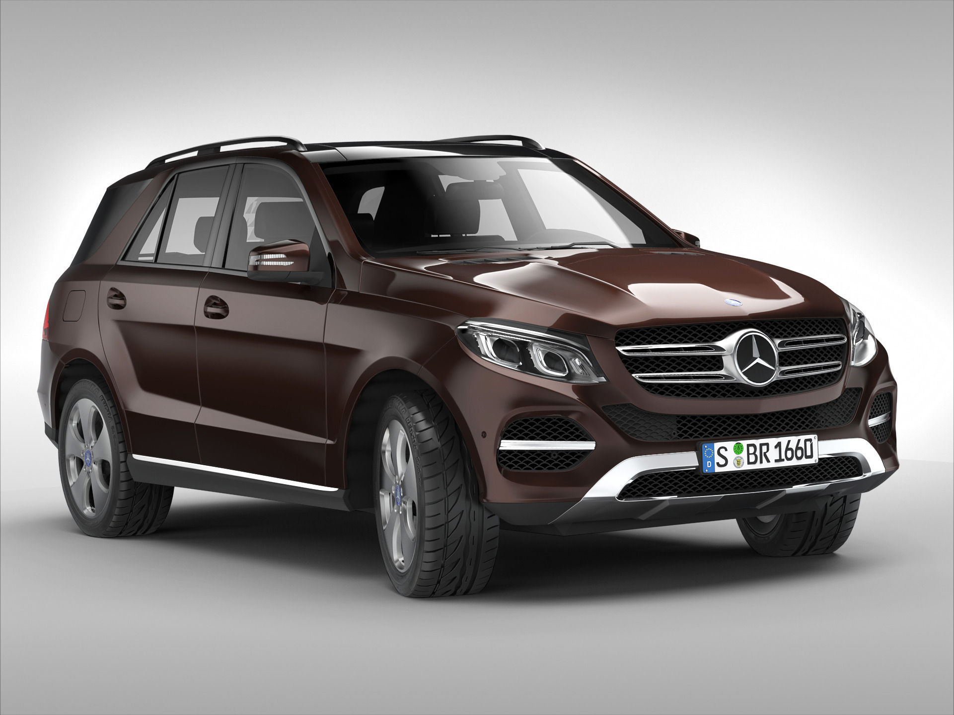 Mercedes Benz GLE Class 2016 3D model_3