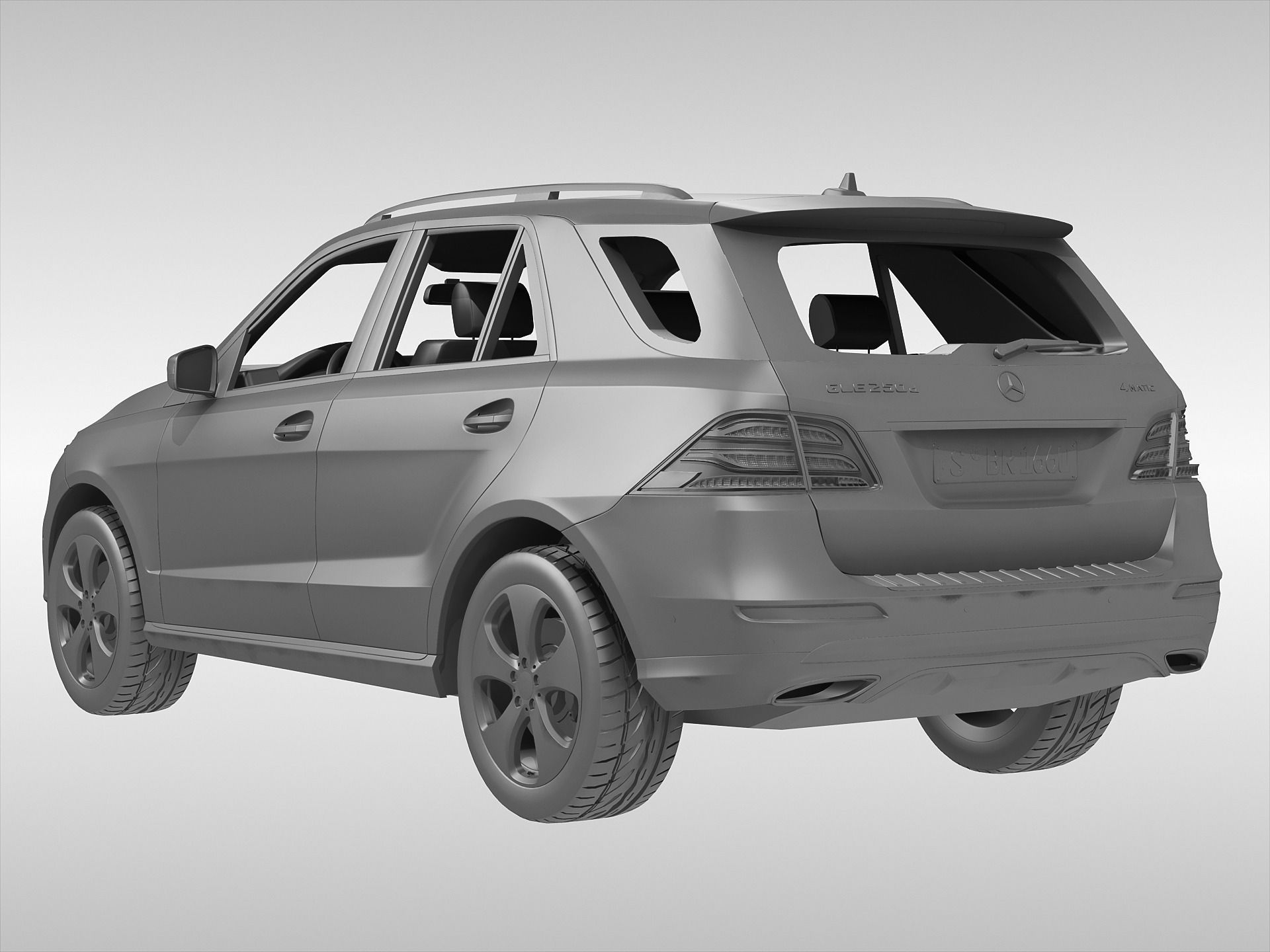 Mercedes Benz GLE Class 2016 3D model_7