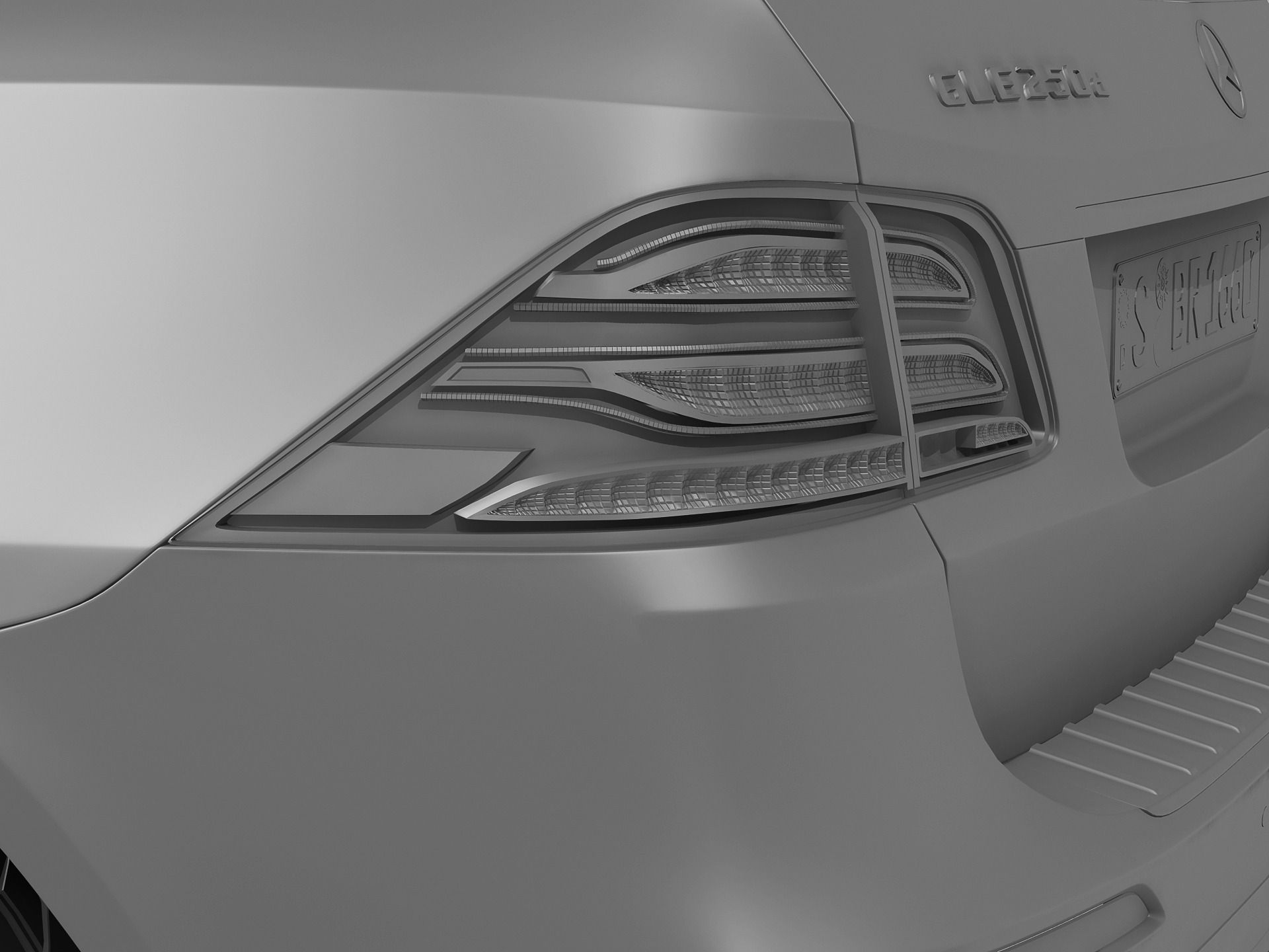 Mercedes Benz GLE Class 2016 3D model_8