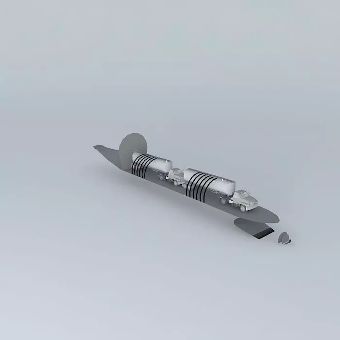 Airbus A300 BelugaInterior Free 3D model