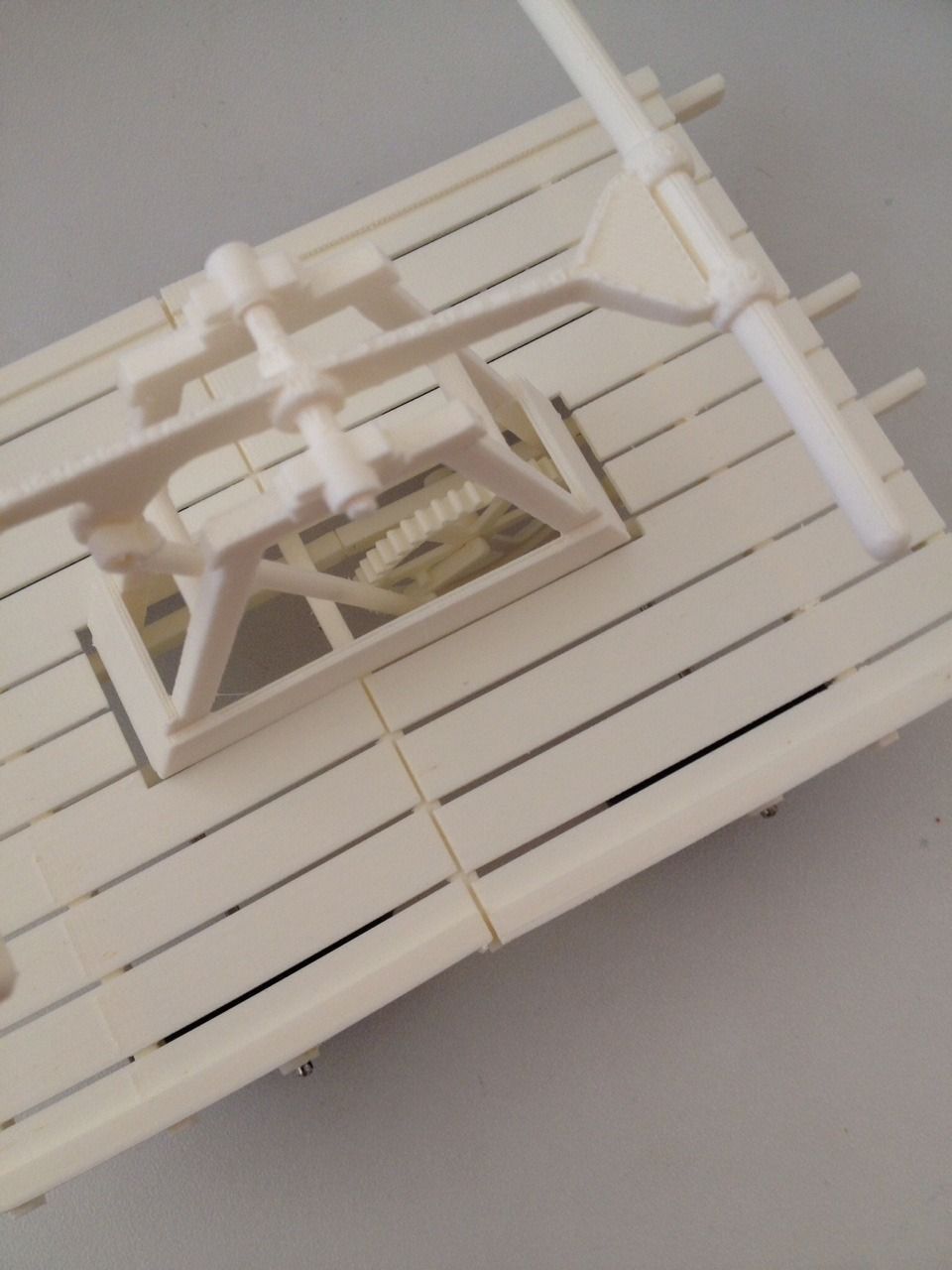 Hand Car  Pump Trolley 3D print model_4