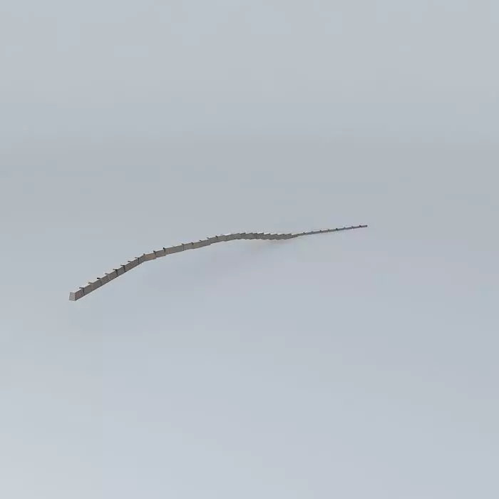 Chamorga La Cumbrilla Road Bumpers Free 3D model