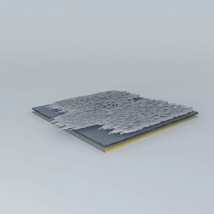 7Th SketchyDestruction meteor attack destruction part  Free 3D model_0