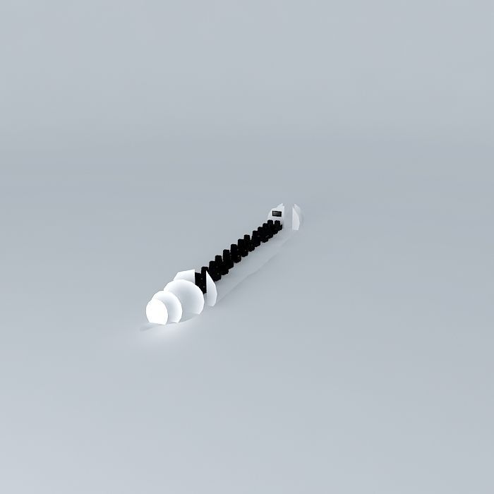 Embraer Erj 145 interior Free 3D model_1